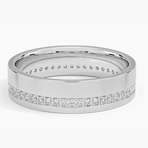 Austin Eternity Diamond 5.5mm Wedding Ring (1/3 ct. tw.) in 18K White Gold