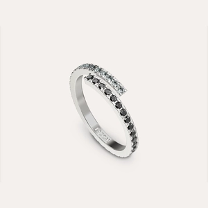 Entwine Diamond Open Ring