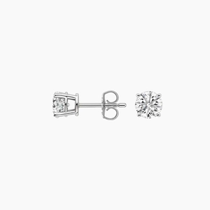 18K White GoldLab Diamond Stud Set
