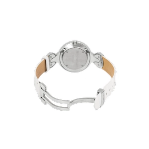 Watch Helena / Alligator watch strap - white
