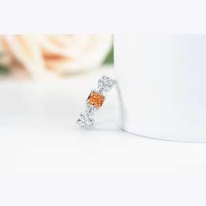 Pink Princess Diamond Ring