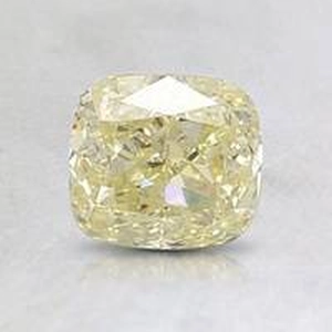 1.15 Ct. Fancy Light Yellow Cushion Diamond