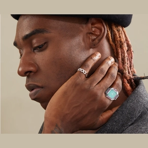 Sofia Prism Cocktail Watch Ring