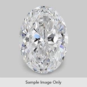 4.09 Carat Oval Lab Created Diamond Super Ideal Cut • F Color • VS1 Clarity