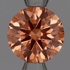 0.88 Ct. Fancy Orange Round