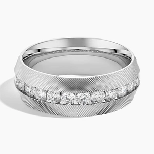 Maverick Diamond 8mm Wedding Ring
