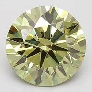 2.0 Ct. Fancy Vivid Green Round Lab Created Diamond
