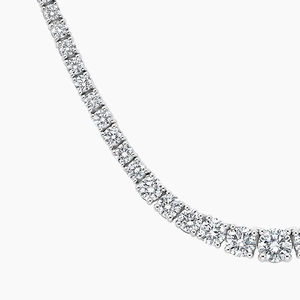 14K White GoldDita Lab Grown Diamond Necklace (17 ct. tw.)