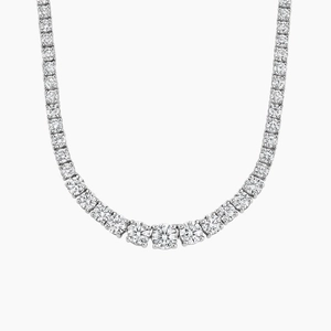 14K White GoldDita Lab Grown Diamond Necklace (17 ct. tw.)