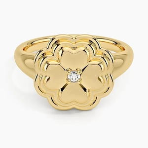 Clover Diamond Ring