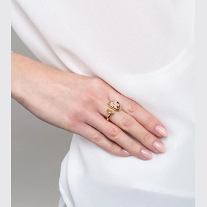 Open Pebble Ring