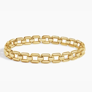Homme 8 in. Link Chain Bracelet in 14K Yellow Gold