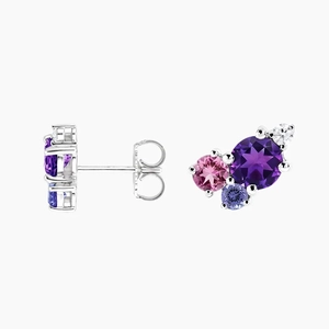 Lilac Bouquet Earrings