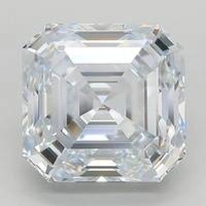 5.24 Ct. Very Light Blue Asscher Lab Created Diamond