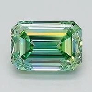 1.20 Ct. Fancy Intense Green Emerald Lab Created Diamond