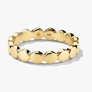Bold Dot Ring  Gold Vermeil