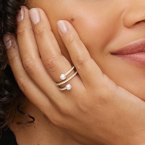 Abierta Diamond Ring