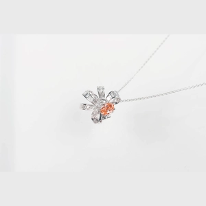 Pink Oval Diamond Ring/Necklace