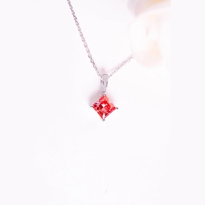 Red Princess Diamond Necklace