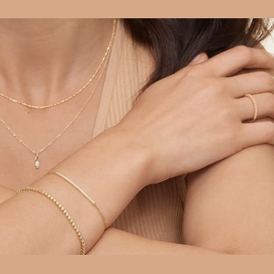 6.5 in. Diamond Tennis Bracelet (1 ct. tw.) in 18K Yellow Gold