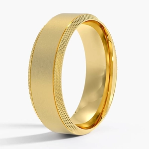 Beveled Edge Maverick 6mm Wedding Ring