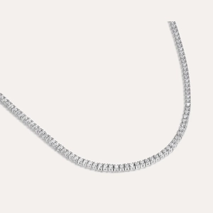 Classic Diamond Tennis Necklace, 1.5mm