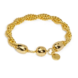 Braided Twisting Links Bracelet