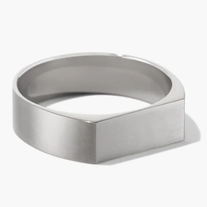 Slim Rectangular Signet Ring