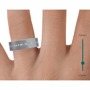 Paxton Diamond 7mm Wedding Ring in Tantalum