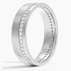 Austin Eternity Diamond 5.5mm Wedding Ring (1/3 ct. tw.) in 18K White Gold