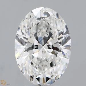 4.23 Carat Oval Lab Created Diamond Super Ideal Cut • F Color • VS1 Clarity
