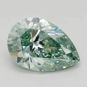 2.0 Ct. Fancy Vivid Green Pear Lab Created Diamond