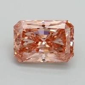 New 1.71 Ct. Fancy Vivid Pink Radiant Lab Created Diamond