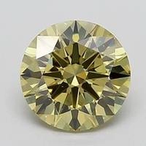 1.26 Ct. Fancy Intense Yellow Round