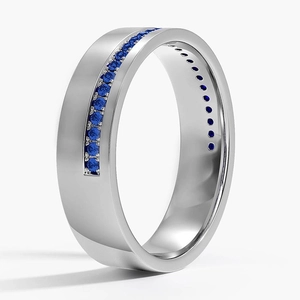 Austin Sapphire 5.5mm Wedding Ring