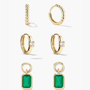 Hoop and Gemstone Bundle
