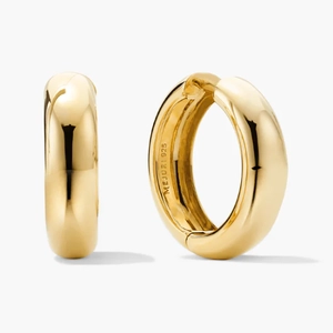Chunky Large Hoops 18k Gold Vermeil