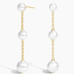 Cordelia Cultured Pearl Drop Earrings