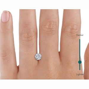 1.00 Carat Round Lab Grown Diamond Super Ideal Cut • D Color • VVS2 Clarity • IGI