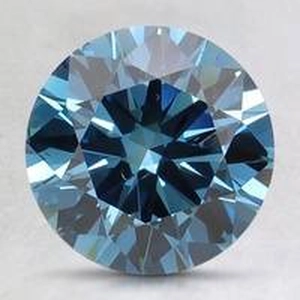 2.01 Ct. Fancy Vivid Blue Round Lab Created Diamond