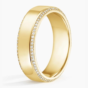 Avalon Eternity Diamond 6mm Wedding Ring (2/5 ct. tw.) in 18K Yellow Gold