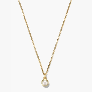 Sia Birthstone Pendant Necklace 18k Gold Vermeil