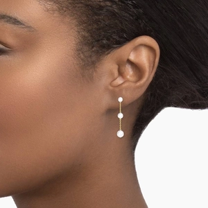 Cordelia Cultured Pearl Drop Earrings