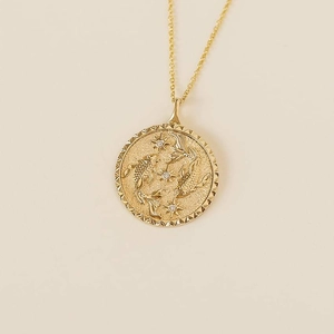 Sagittarius Zodiac Diamond Signet Ring