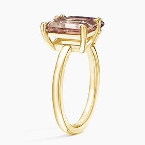 Toi et Moi Morganite and Pink Tourmaline Cocktail Ring