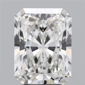 3.22 Carat Radiant Lab Created Diamond Very Good Cut • G Color • VS1 Clarity