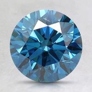 2.0 Ct. Fancy Vivid Blue Round Lab Created Diamond