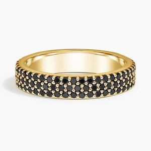 Ballad Multi Row Black Diamond Ring