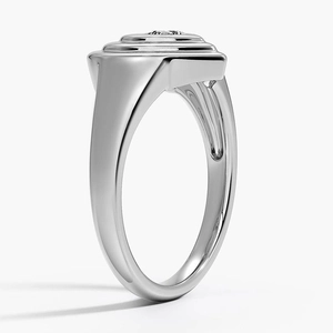Diamond Sweetheart Signet Ring