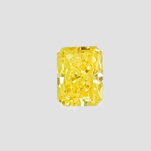 1.53 Ct. Fancy Vivid Yellow Radiant Lab Created Diamond